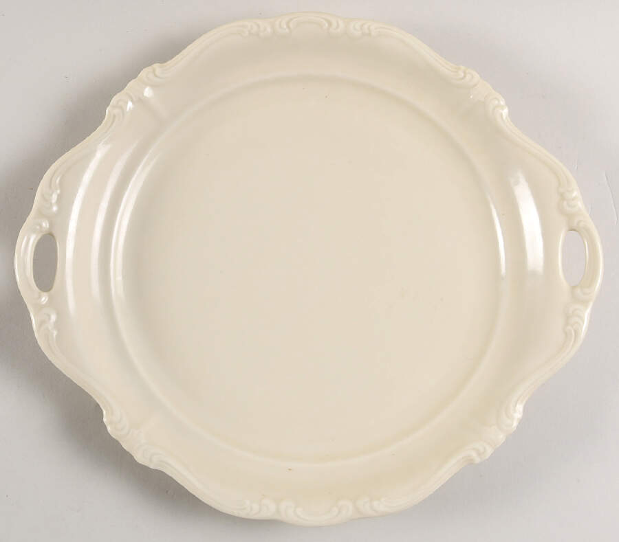 Pompadour Cream Handled Cake Plate by Rosenthal - Continental-1