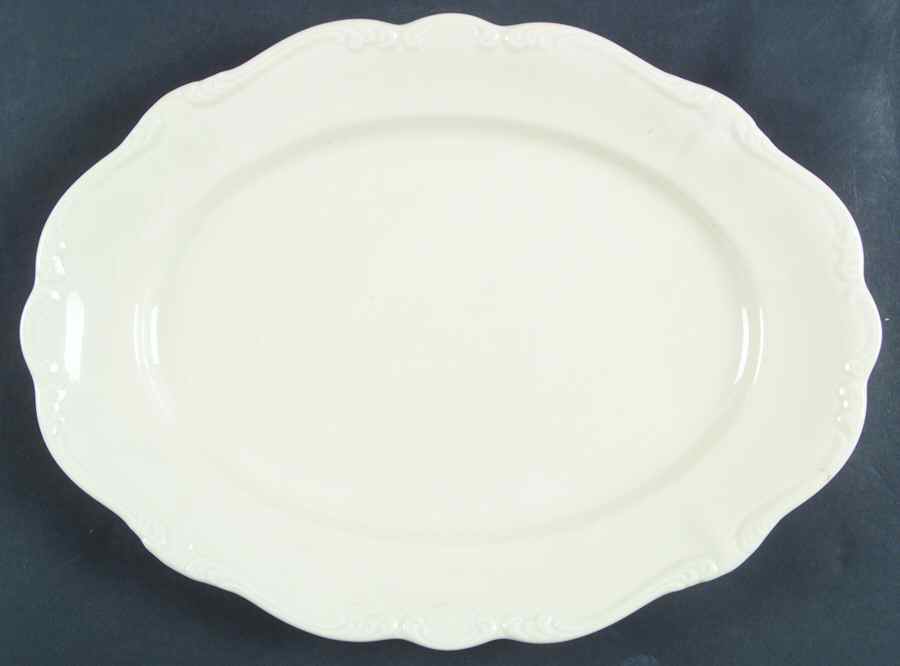 Pompadour Cream 12" Oval Serving Platter by Rosenthal - Continental-1
