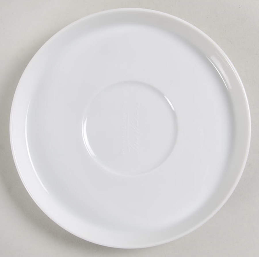 Polygon White Saucer for Flat Cup by Rosenthal - Continental-1