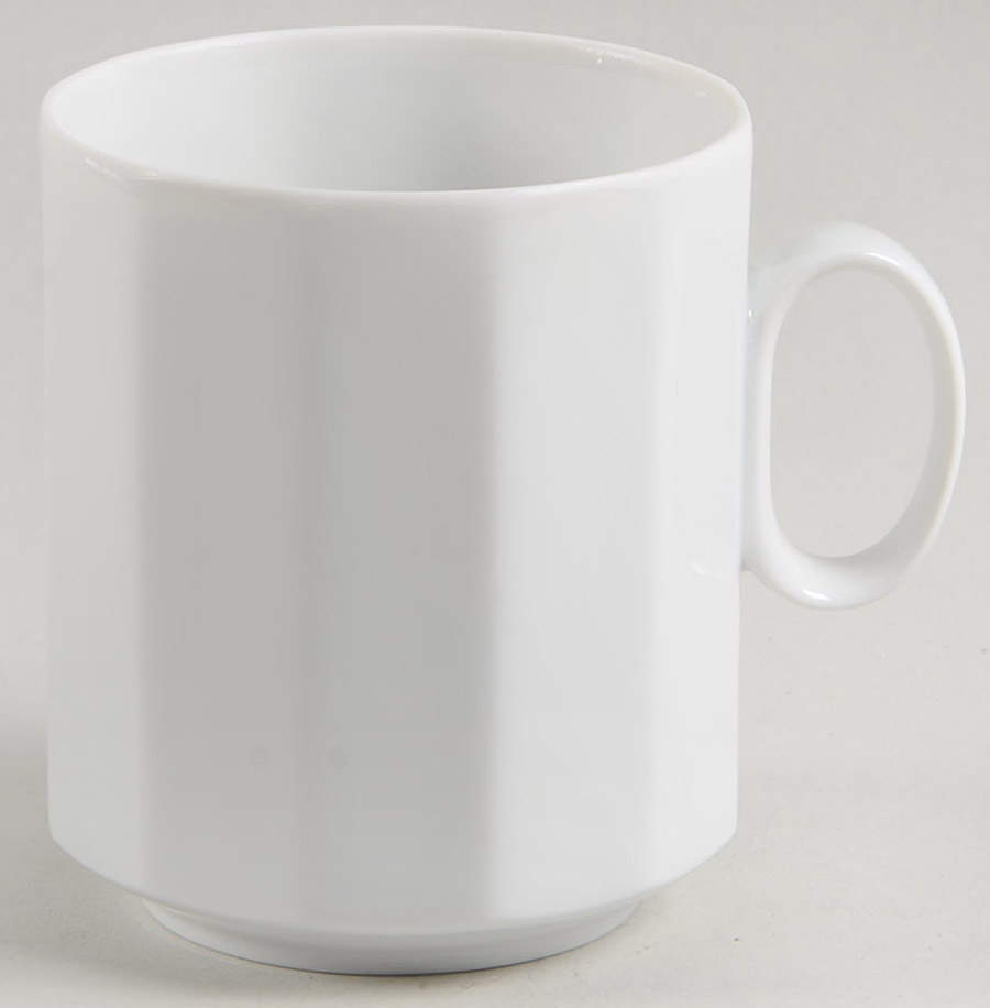 Polygon White Flat Cup by Rosenthal - Continental-1