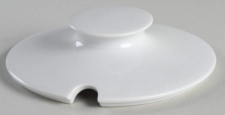 Polygon White Lid for Round Vegetable by Rosenthal - Continental-1