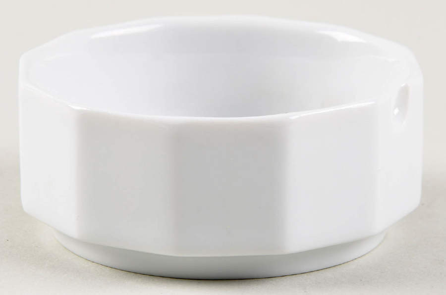 Polygon White 2" Ashtray by Rosenthal - Continental-1