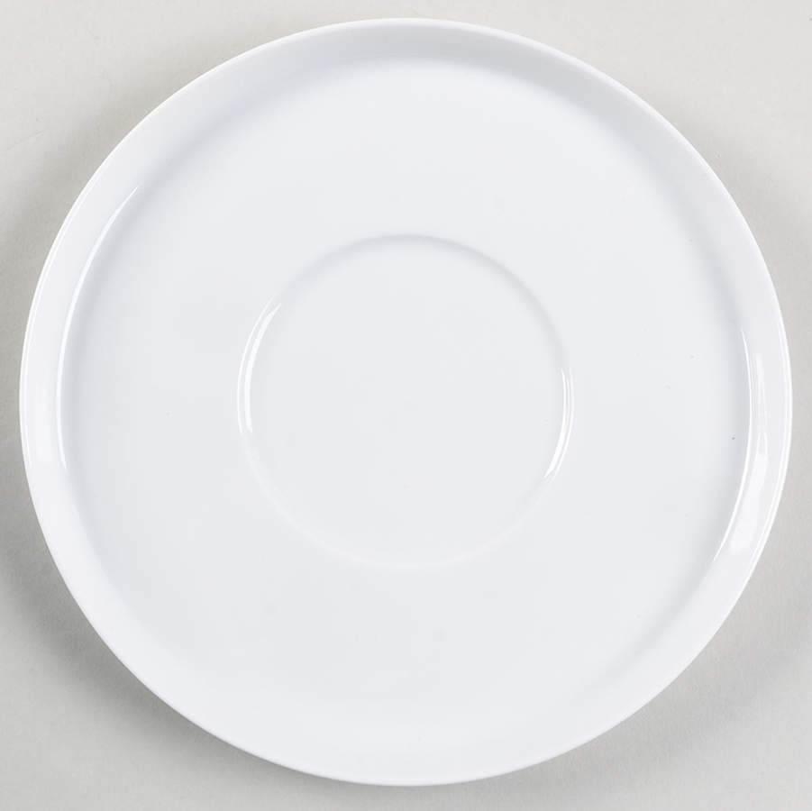 Polygon White Saucer for Flat Cream Soup Bowl by Rosenthal - Continental-1
