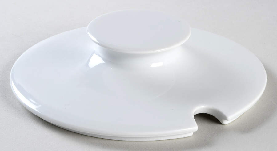 Polygon White Lid for Round Vegetable by Rosenthal - Continental-1