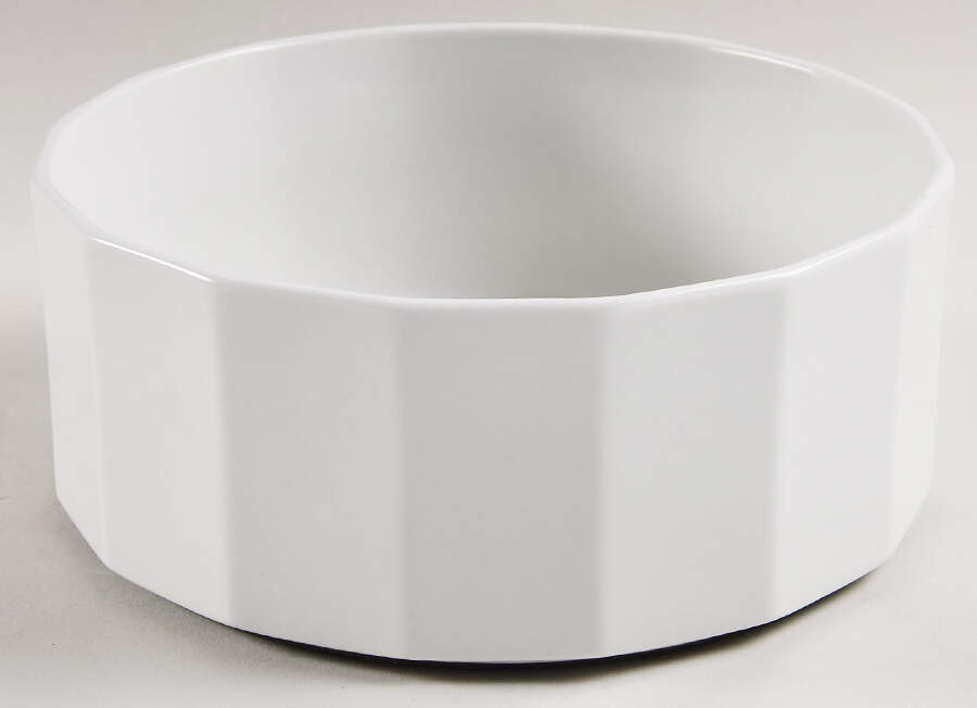 Polygon White 7" Round Baker by Rosenthal - Continental-1