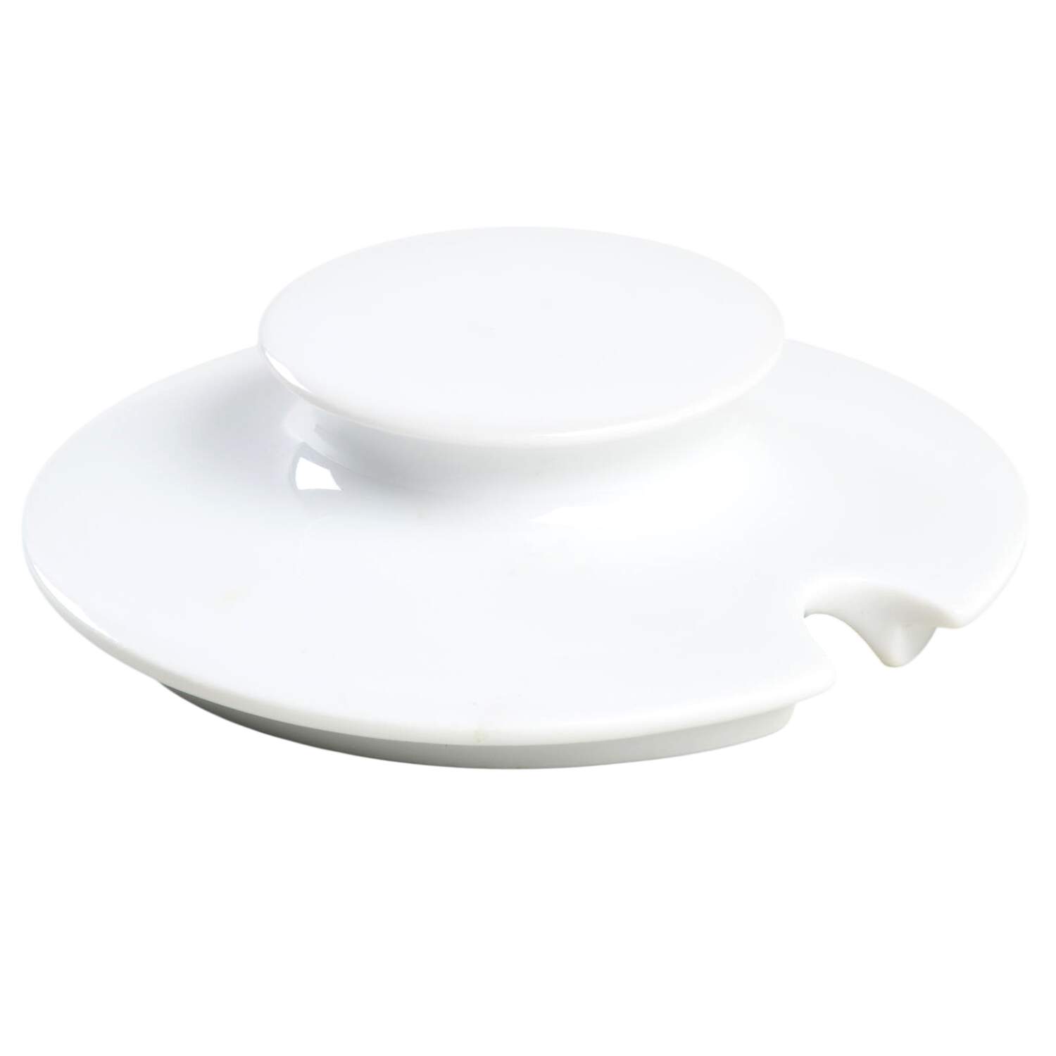 Polygon White Lid for Sugar Bowl by Rosenthal - Continental-1