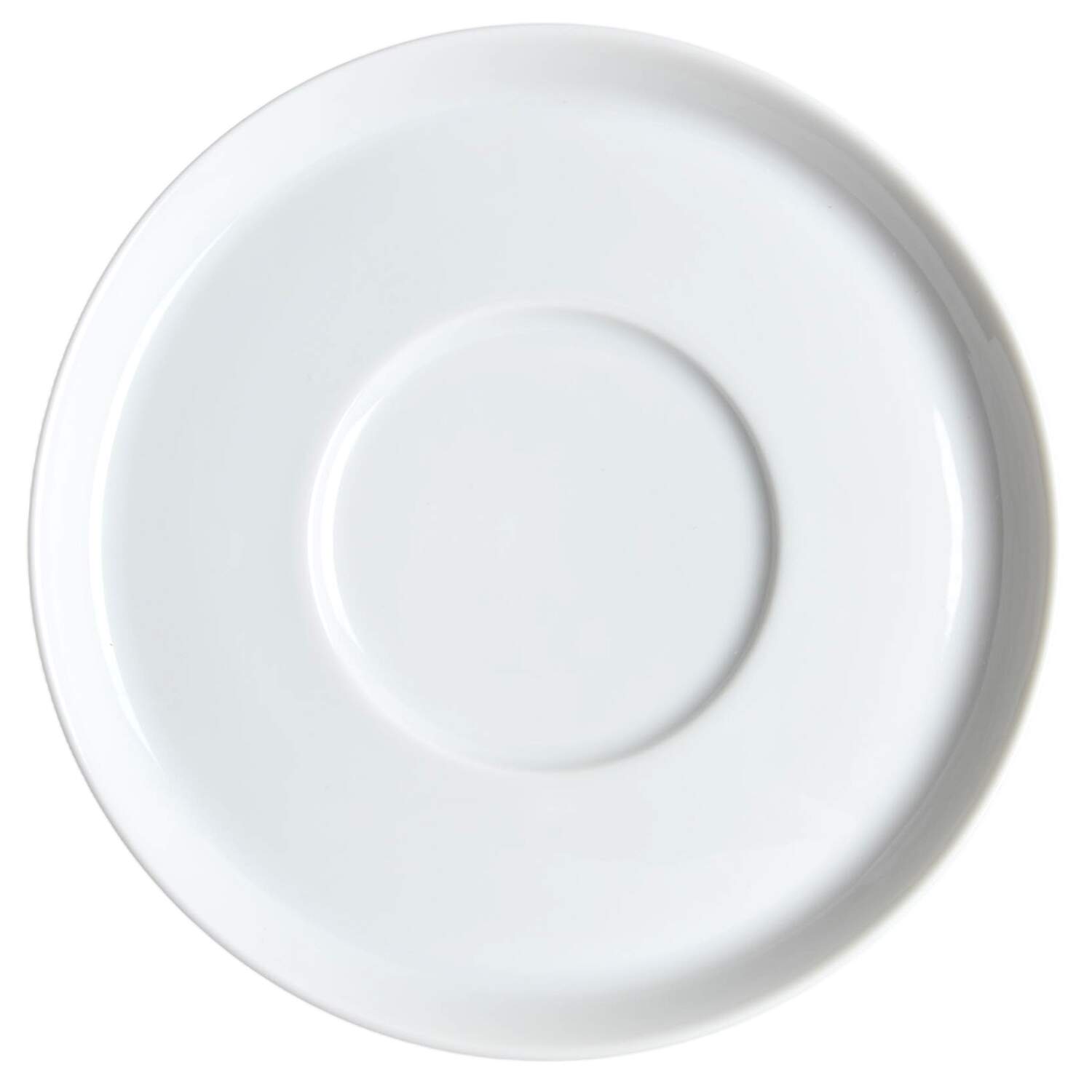 Polygon White Saucer for Flat Cup by Rosenthal - Continental-1