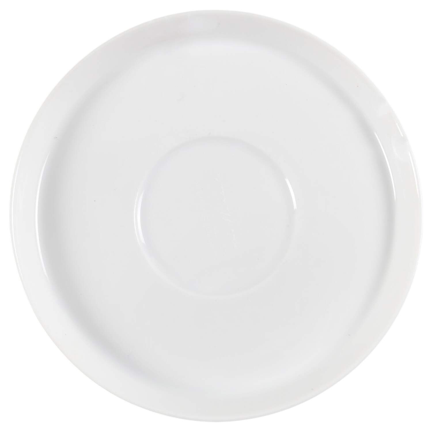 Polygon White Saucer for Flat Cup by Rosenthal - Continental-1
