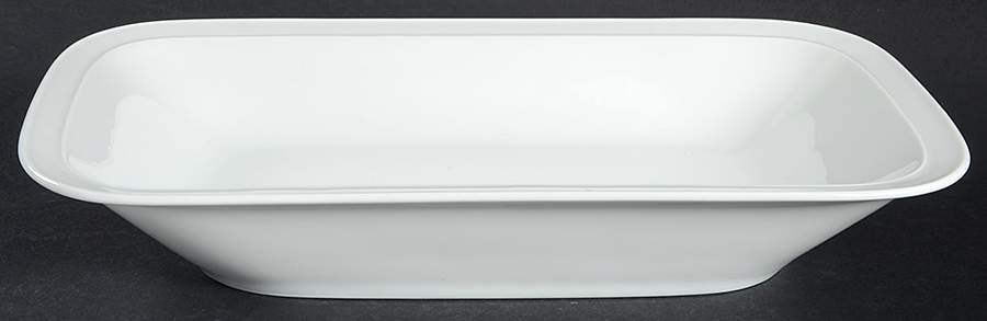 Polygon White 12" Rectangular Vegetable Bowl by Rosenthal - Continental-1