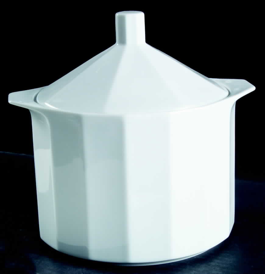 Polygon White Tureen &  Lid by Rosenthal - Continental-1