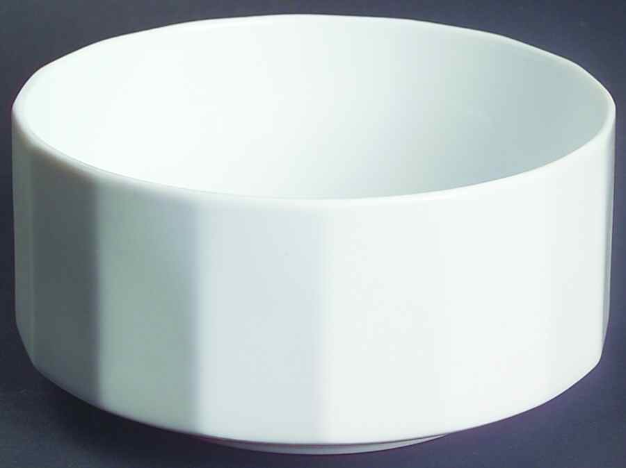 Polygon White Fruit/Dessert (Sauce) Bowl by Rosenthal - Continental-1