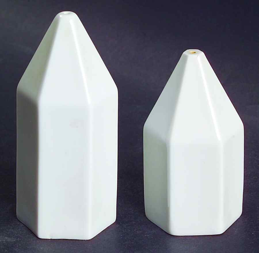 Polygon White Salt & Pepper Set by Rosenthal - Continental-1