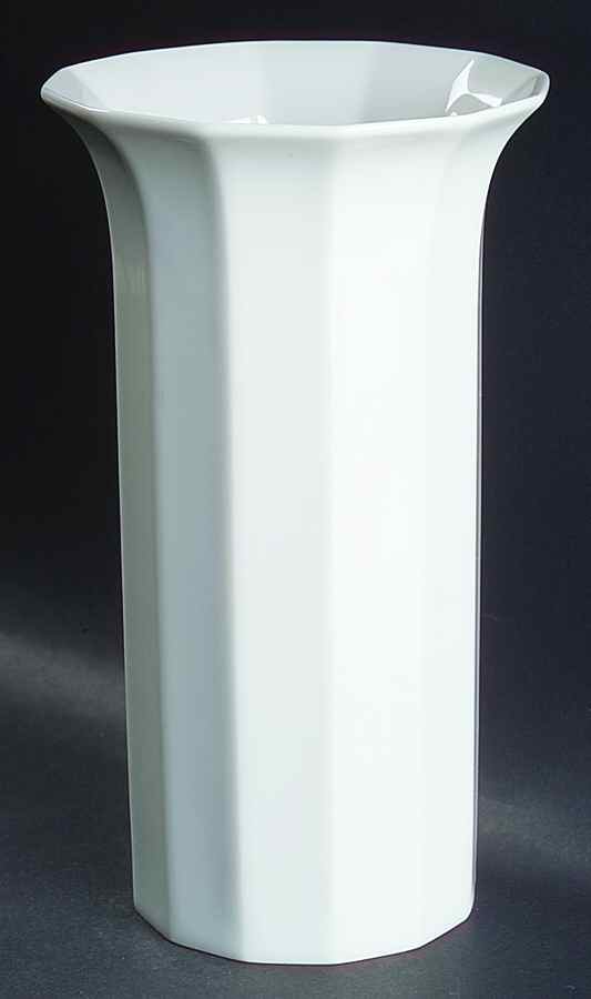 Polygon White 7" Vase by Rosenthal - Continental-1