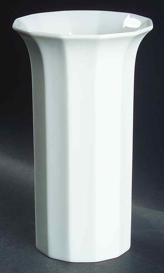 Polygon White Medium Vase by Rosenthal - Continental-1