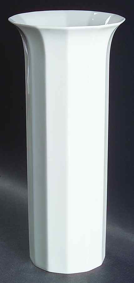 Polygon White 9" Vase by Rosenthal - Continental-1