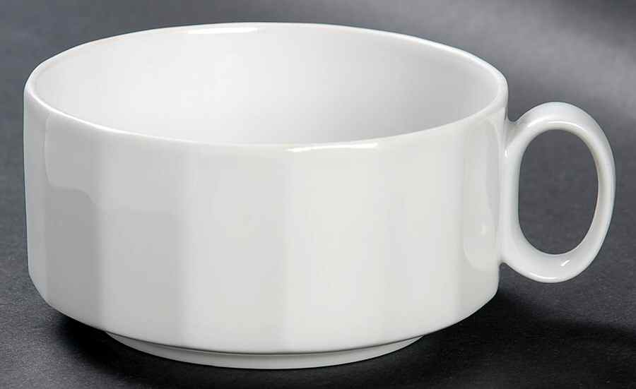 Polygon White Flat Cup by Rosenthal - Continental-1