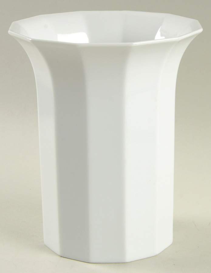 Polygon White 6" Vase by Rosenthal - Continental-1