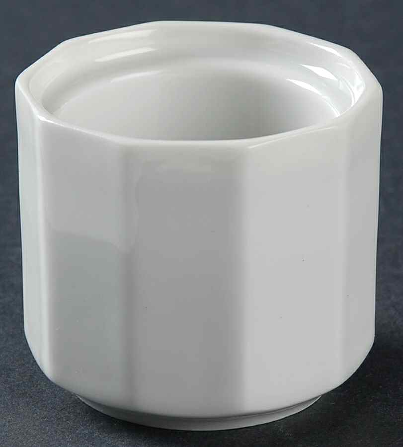 Polygon White Single Egg Cup by Rosenthal - Continental-1
