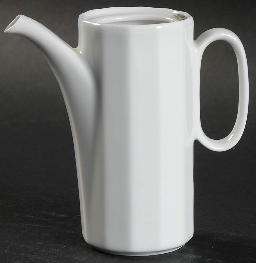 Polygon White Toy Coffee Pot No Lid by Rosenthal - Continental-1