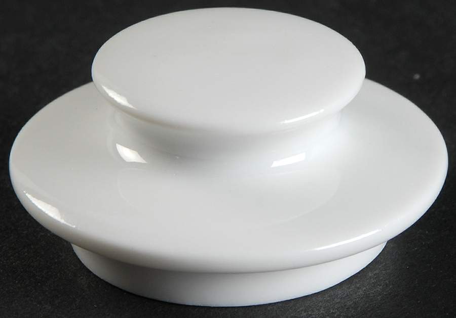 Polygon White Lid for Toy Coffee Pot by Rosenthal - Continental-1