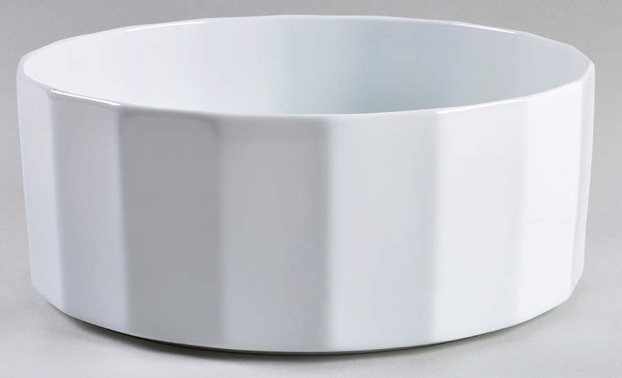 Polygon White 8" Round Vegetable Bowl by Rosenthal - Continental-1