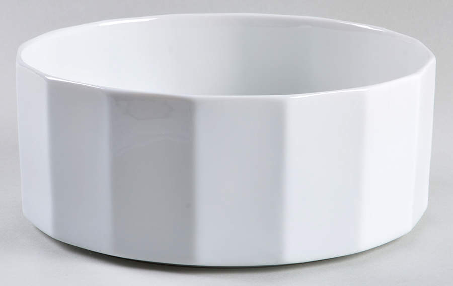 Polygon White 7" Round Vegetable Bowl by Rosenthal - Continental-1