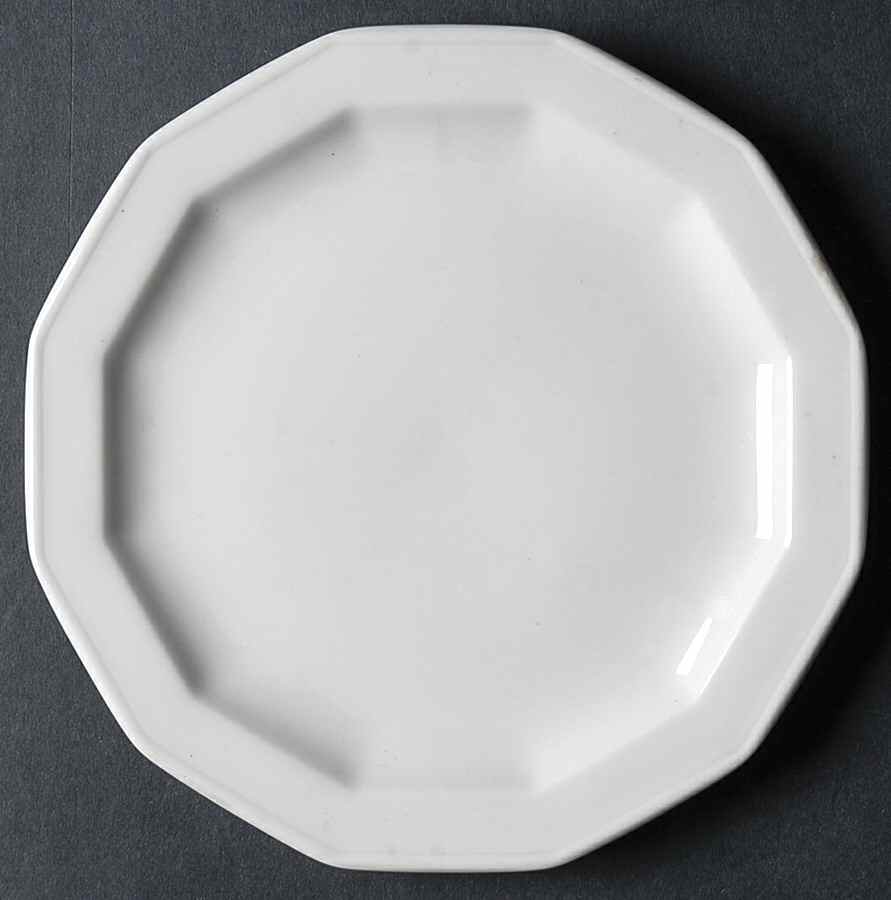 Polygon White Bread & Butter Plate by Rosenthal - Continental-1