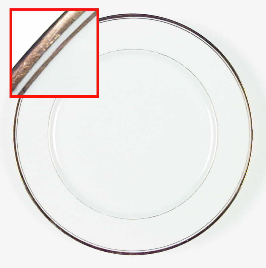 Princess Gold (White Body) Dinner Plate by Rosenthal - Continental-1