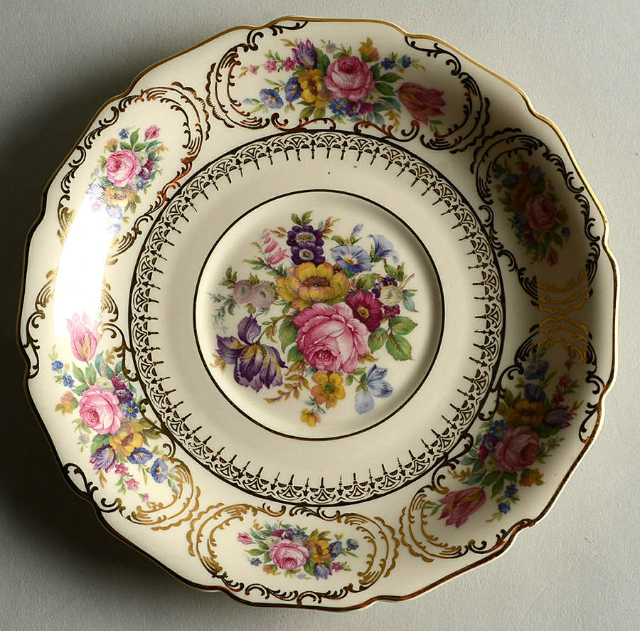 Queen's Bouquet Saucer for Cream Soup Bowl by Rosenthal - Continental-1