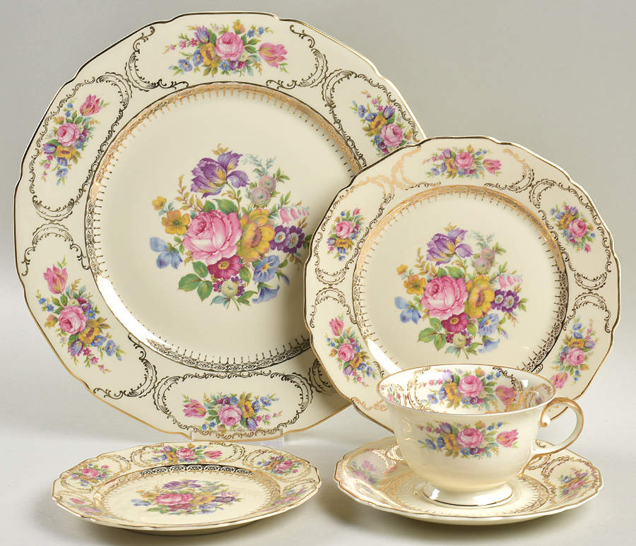 Queen's Bouquet 5 Piece Place Setting by Rosenthal - Continental-1