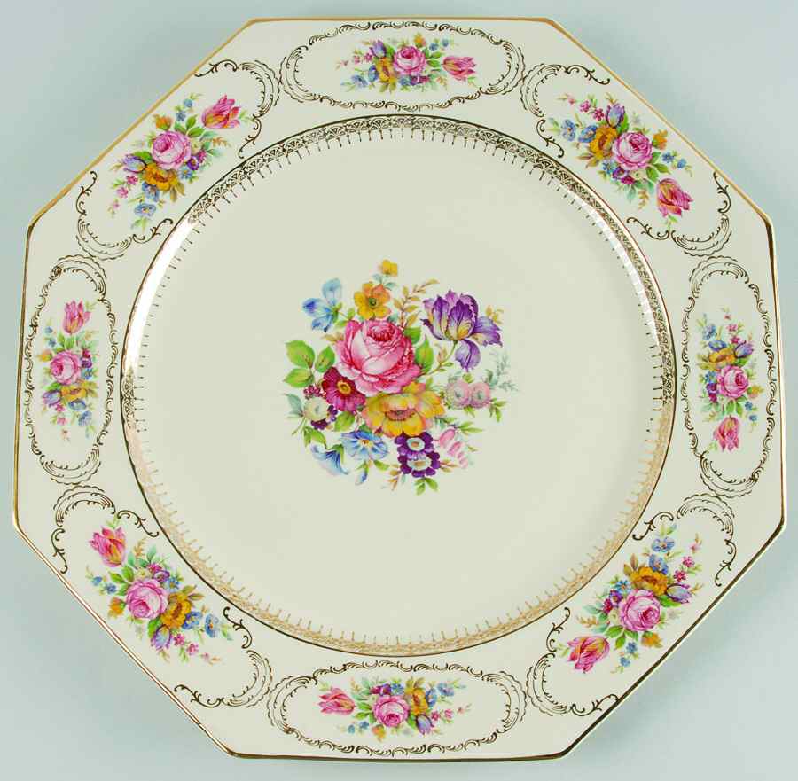 Queen's Bouquet Octagonal Chop Plate by Rosenthal - Continental-1