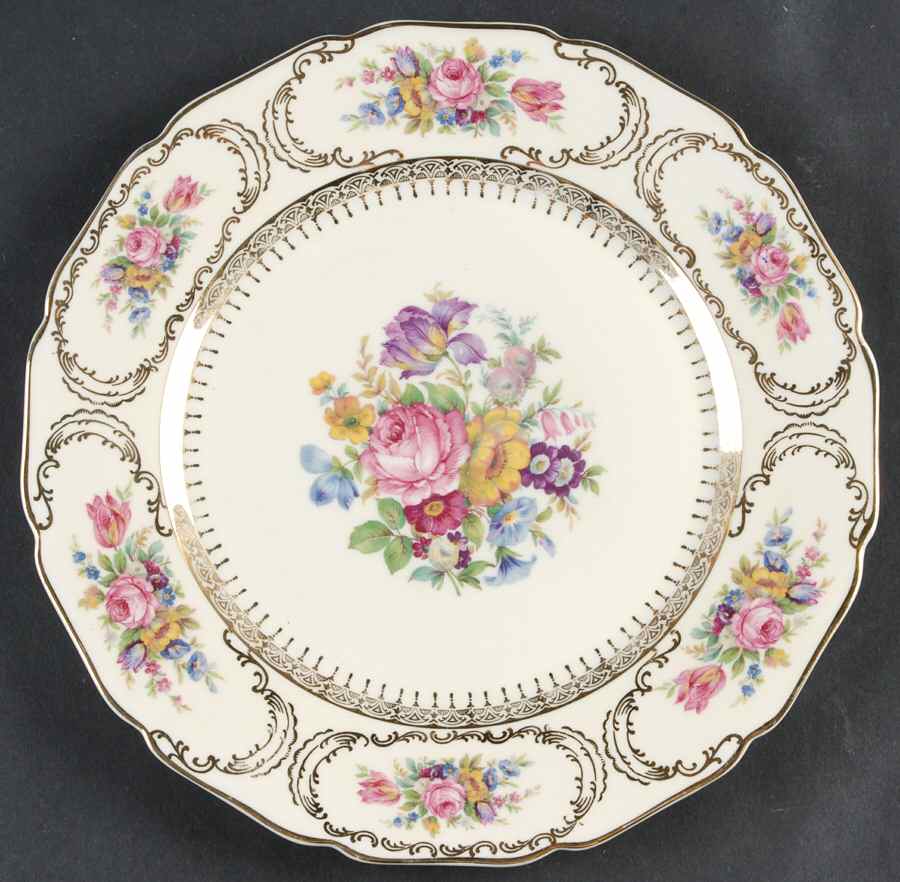 Queen's Bouquet Luncheon Plate by Rosenthal - Continental-1