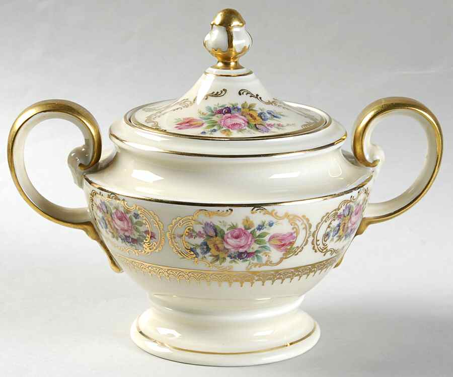 Queen's Bouquet Sugar Bowl & Lid by Rosenthal - Continental-1
