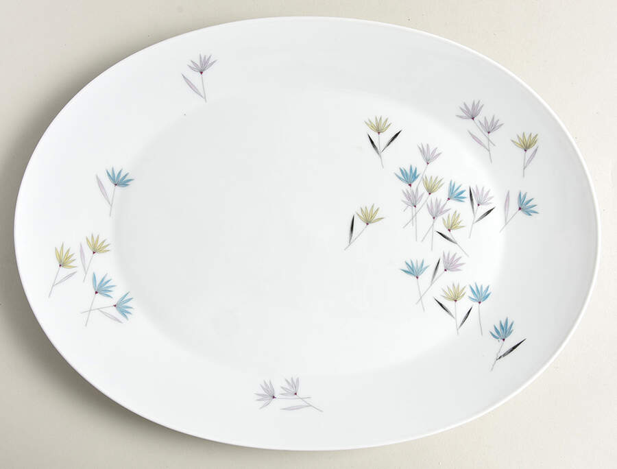 3722 13" Oval Serving Platter by Rosenthal - Continental-1