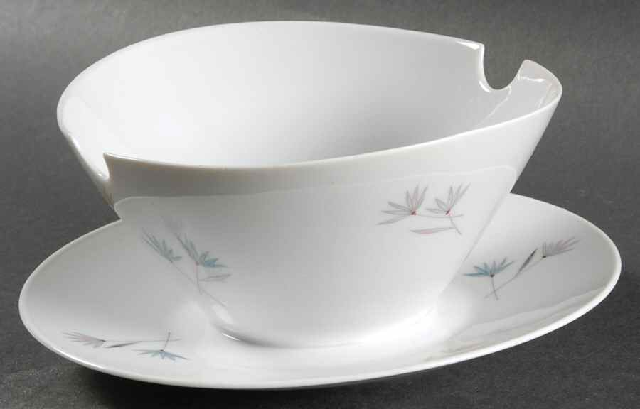 3722 Gravy Boat with Attached Underplate by Rosenthal - Continental-1