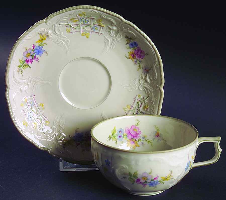 3422 Flat Cup & Saucer Set by Rosenthal - Continental-1