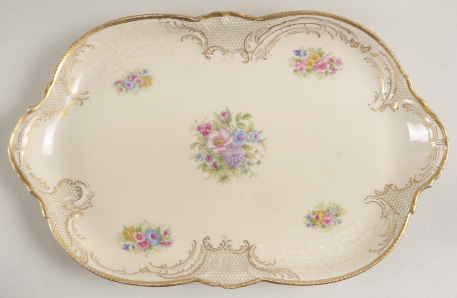 R112 13" Oval Serving Platter by Rosenthal - Continental-1