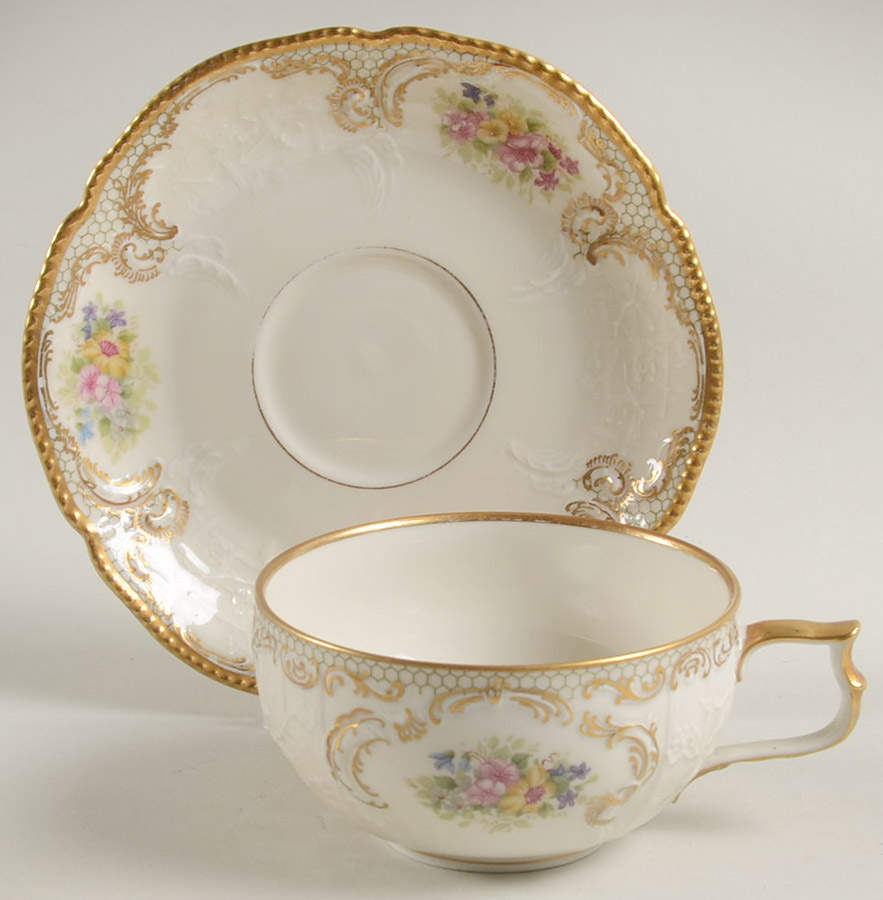 R112 Flat Cup & Saucer Set by Rosenthal - Continental-1