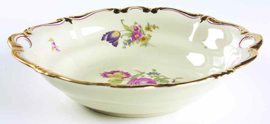 R14 (Pompadour Shape) 11" Round Vegetable Bowl by Rosenthal - Continental-1