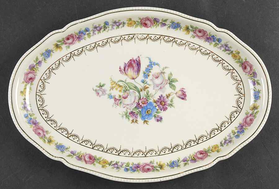 R163 13" Oval Serving Platter by Rosenthal - Continental-1