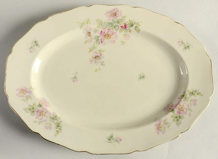 R176 14" Oval Serving Platter by Rosenthal - Continental-1