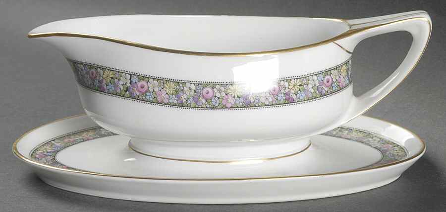 2100 Gravy Boat with Attached Underplate by Rosenthal - Continental-1