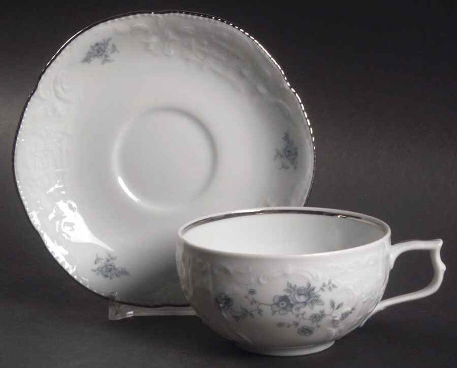 8660 Flat Cup & Saucer Set by Rosenthal - Continental-1