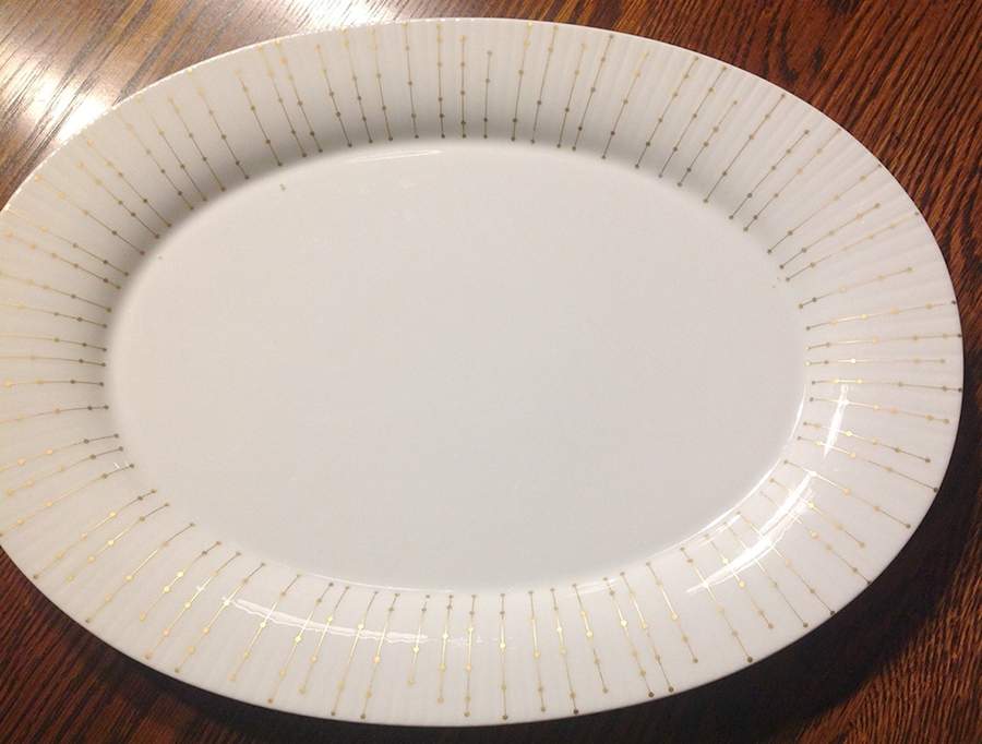 R242 13" Oval Serving Platter by Rosenthal - Continental-1