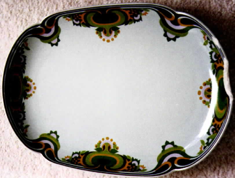 R243 13" Oval Serving Platter by Rosenthal - Continental-1