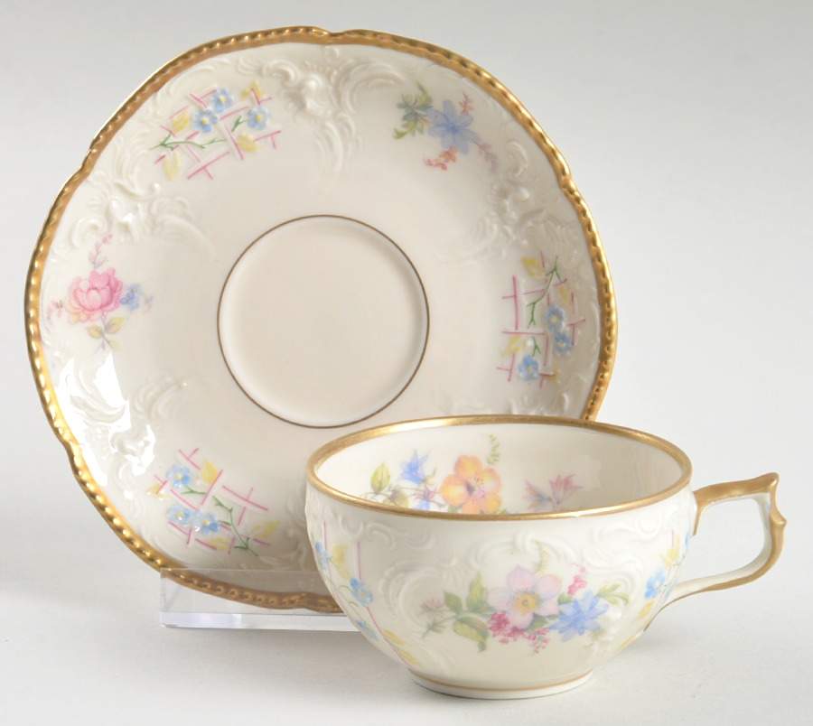 R25 Flat Demitasse Cup & Saucer Set by Rosenthal - Continental-1
