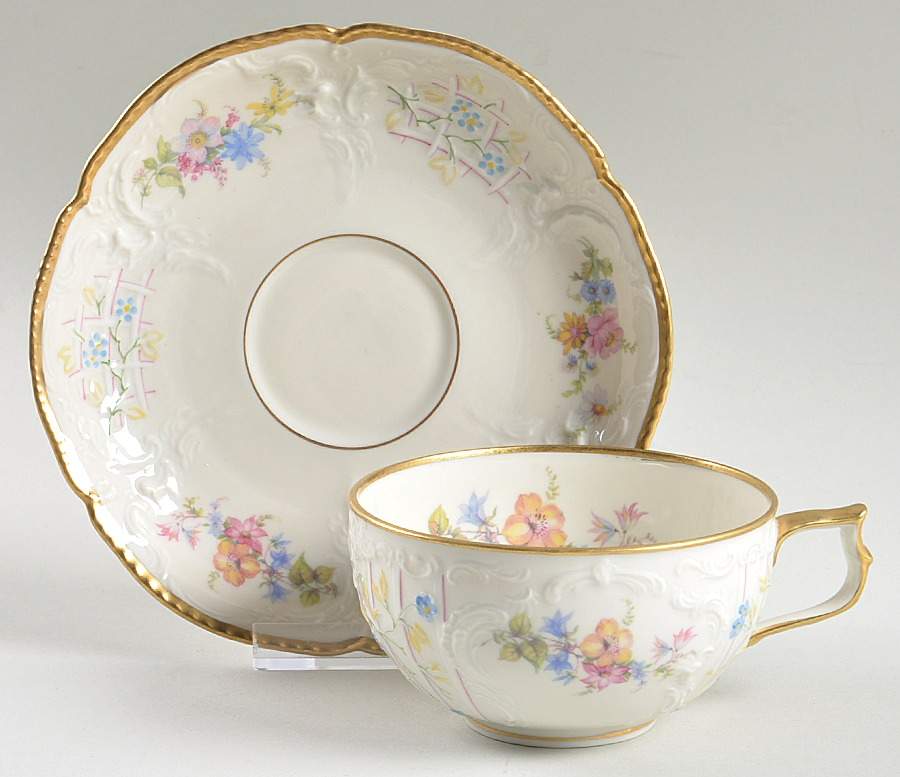 R25 Flat Cup & Saucer Set by Rosenthal - Continental-1