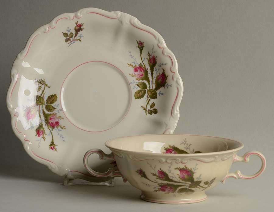 3479 Footed Cream Soup Bowl & Saucer Set by Rosenthal - Continental-1