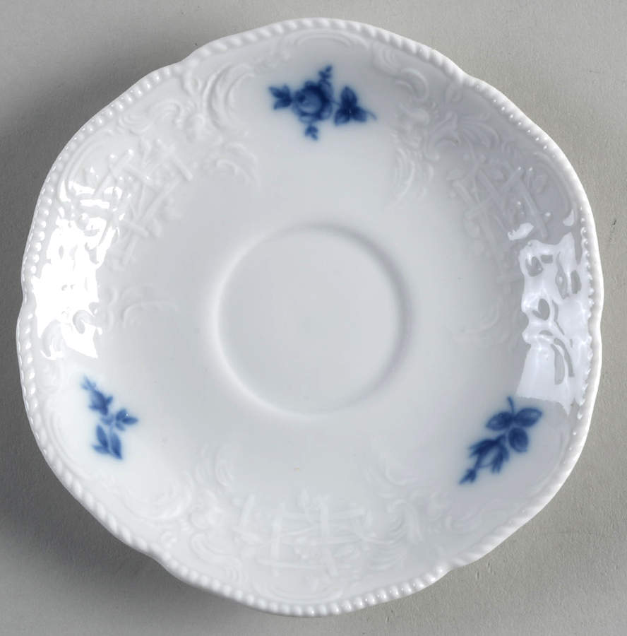 Sansoucci Blue Rose Saucer by Rosenthal - Continental-1