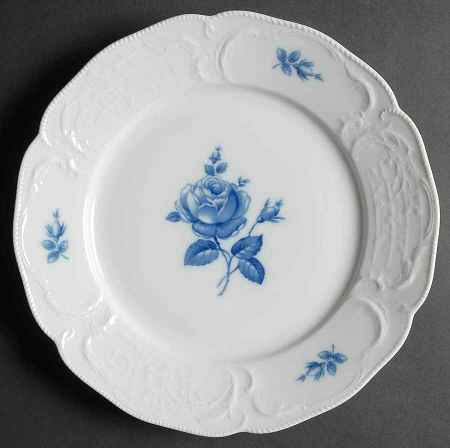 Sansoucci Blue Rose Dinner Plate by Rosenthal - Continental-1